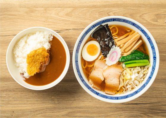 かつカレーセット
